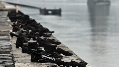 Shoes on the Danube Promenade