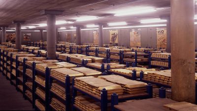 The Gold Vaults of the Bank of England [Credit: Bank of England]