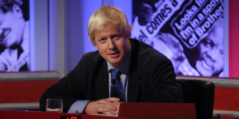 Boris Johnson on Have I Got News For You (BBC via The Guardian)