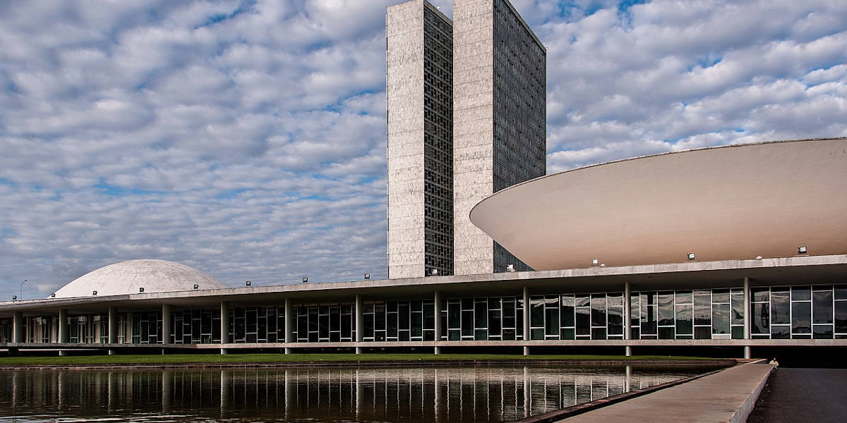 The Palácio do Congresso Nacional, photographed prior to it being stormed on January 8th 2023