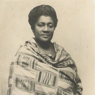 Sepia portrait of Amy Ashwood Garvey